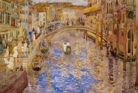 Prendergast, Maurice Brazil - Venetian Canal Scene